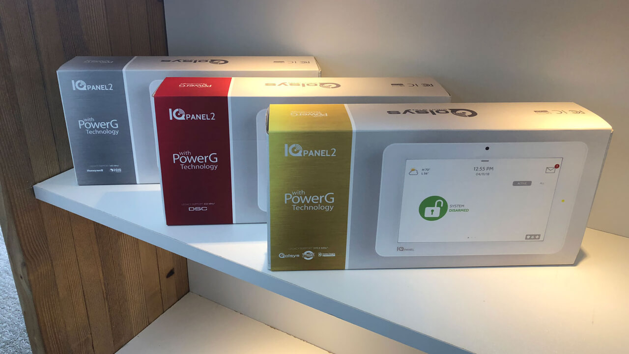 QOLSYS IQ Panel2 with PowerG kits